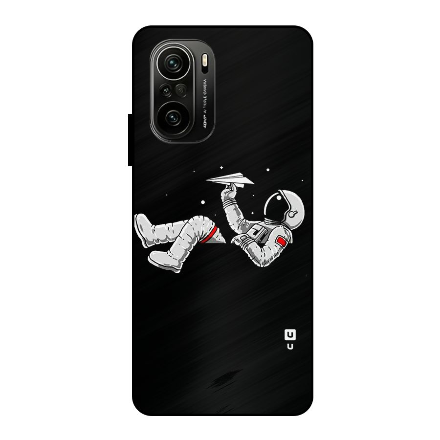 Astronaut Aeroplane Metal Back Case for Mi 11X Pro