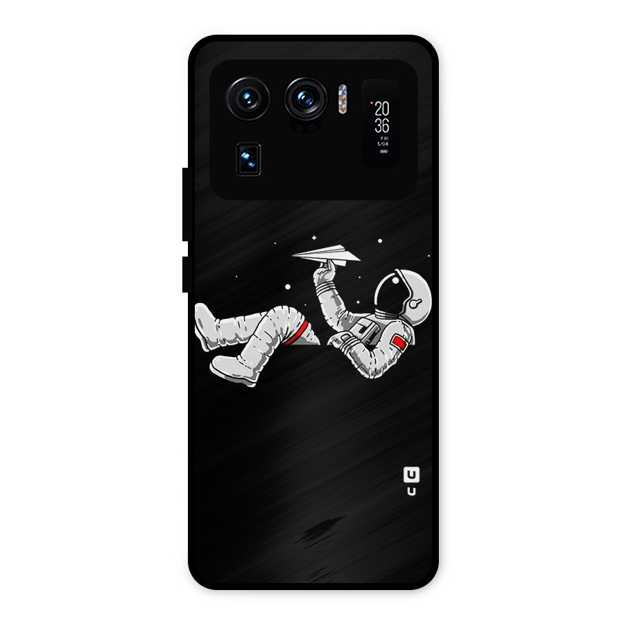 Astronaut Aeroplane Metal Back Case for Mi 11 Ultra