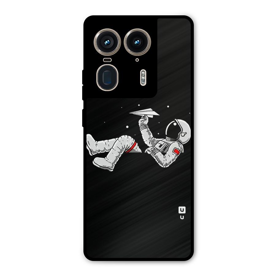 Astronaut Aeroplane Metal Back Case for Motorola Edge 50 Ultra