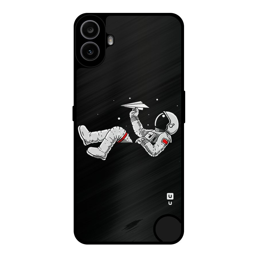 Astronaut Aeroplane Metal Back Case for Nothing CMF Phone 1