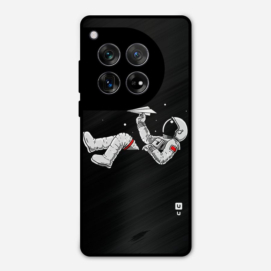 Astronaut Aeroplane Metal Back Case for OnePlus 12