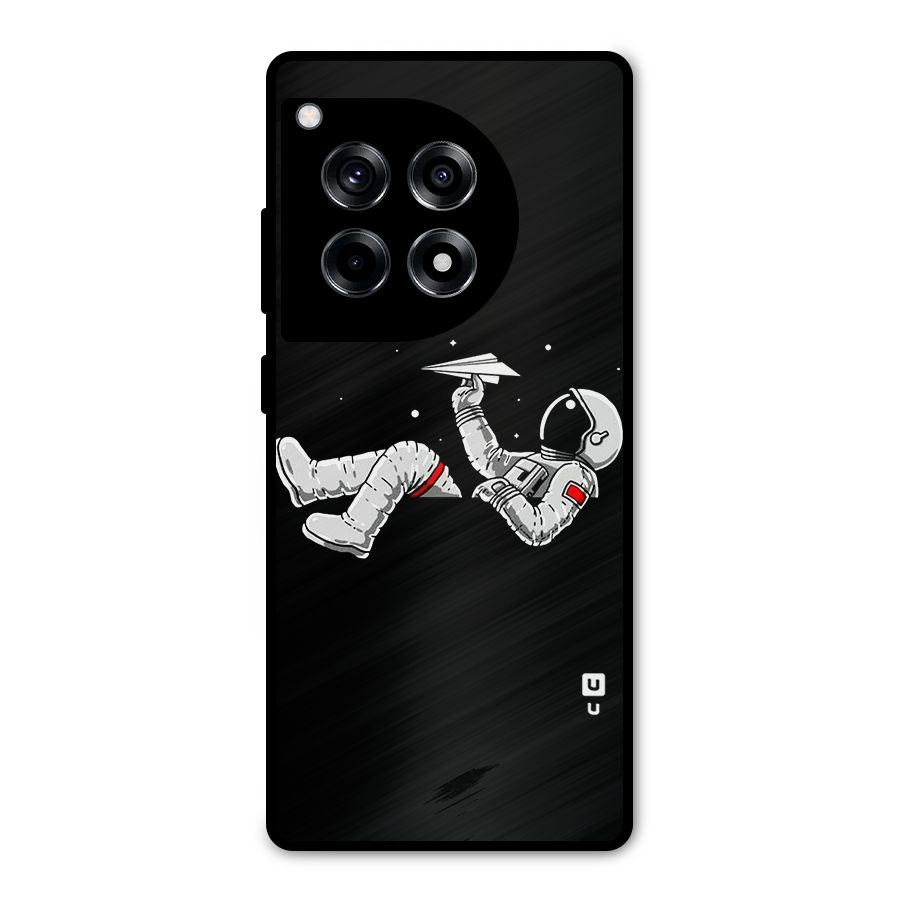 Astronaut Aeroplane Metal Back Case for OnePlus 12R