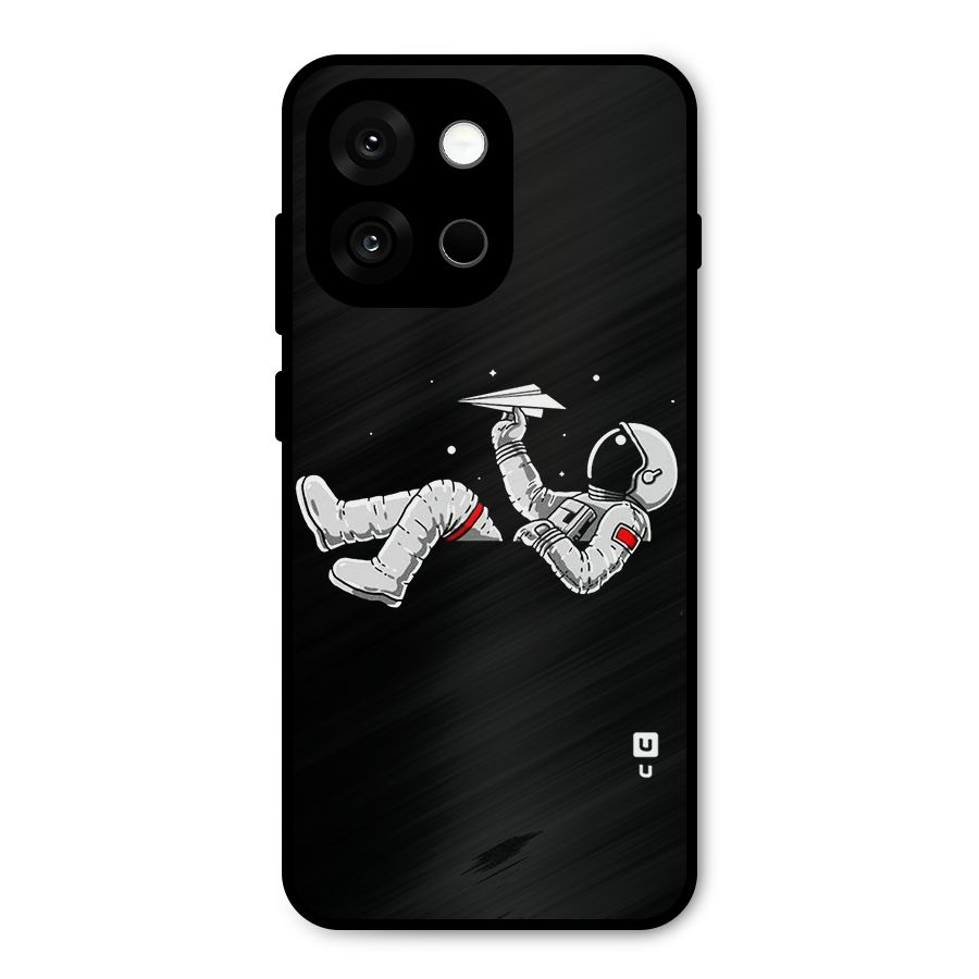 Astronaut Aeroplane Metal Back Case for OnePlus 13s