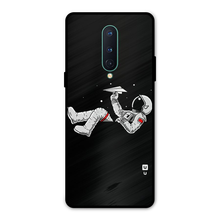 Astronaut Aeroplane Metal Back Case for OnePlus 8