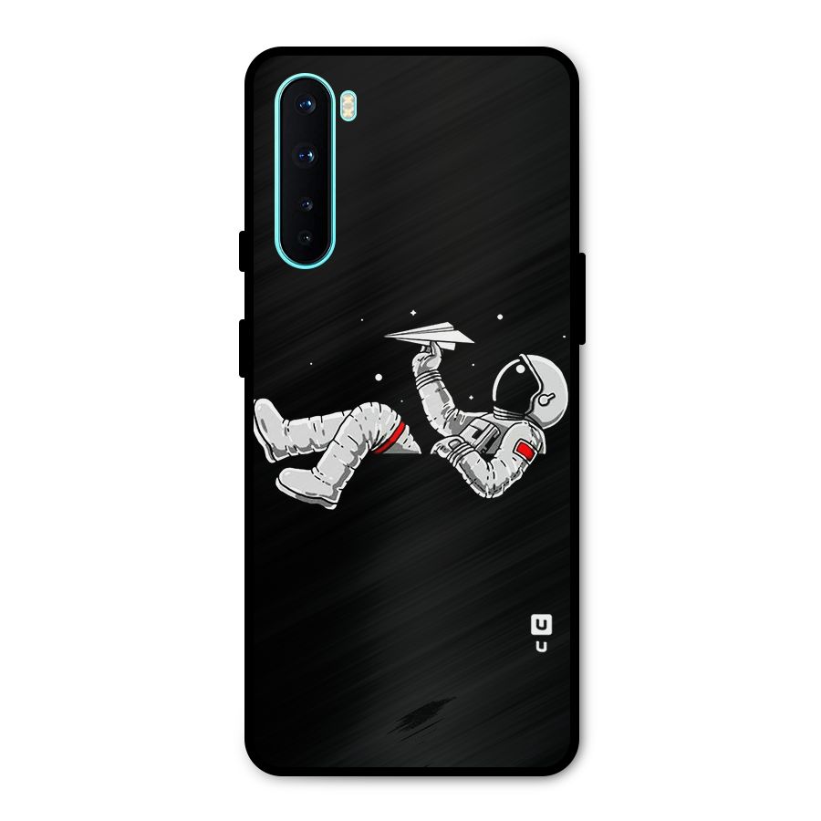 Astronaut Aeroplane Metal Back Case for OnePlus Nord