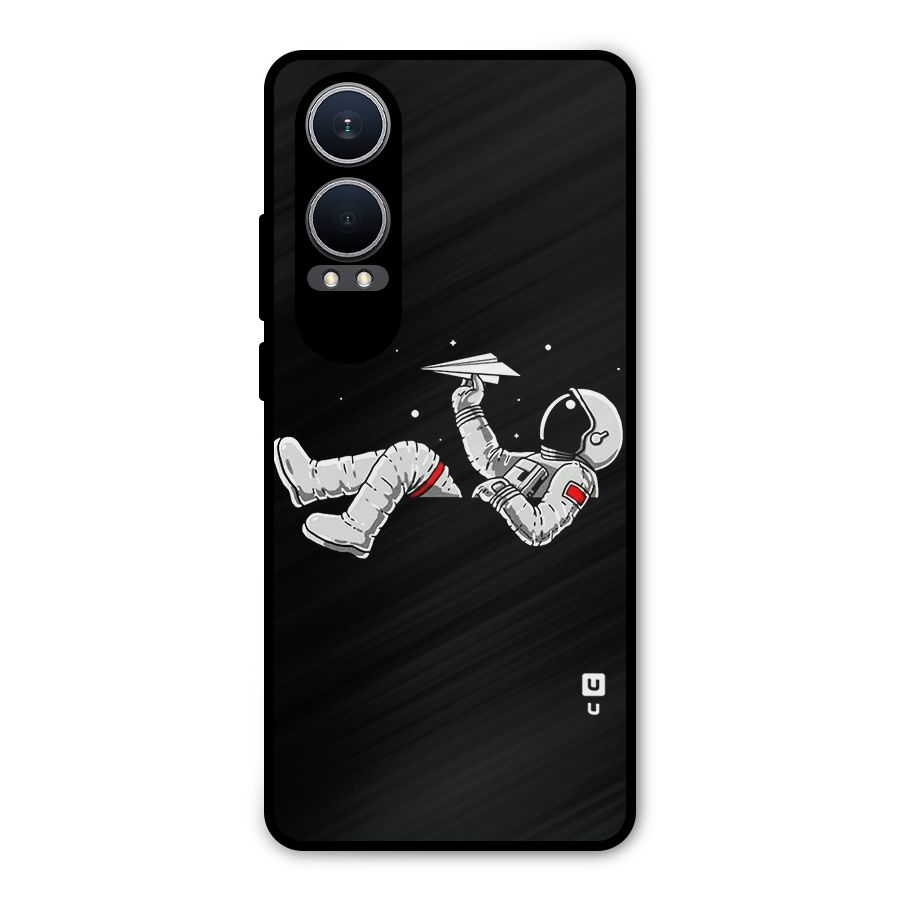 Astronaut Aeroplane Metal Back Case for OnePlus Nord CE4 Lite