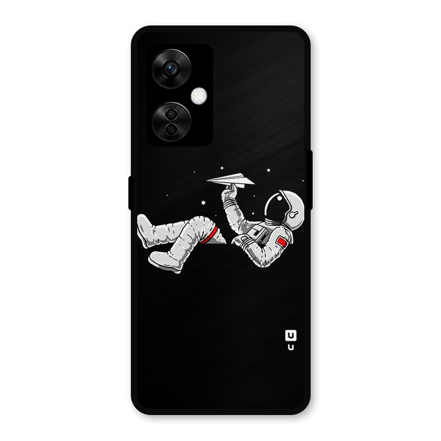 Astronaut Aeroplane Metal Back Case for OnePlus Nord CE 3 Lite