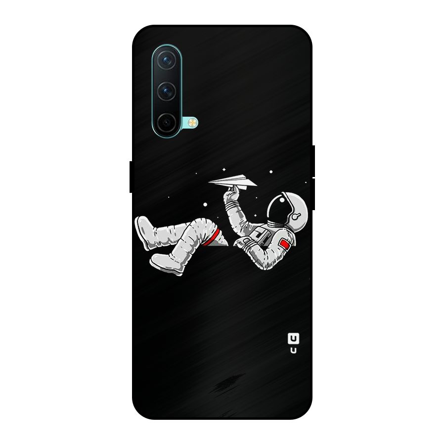 Astronaut Aeroplane Metal Back Case for OnePlus Nord CE 5G