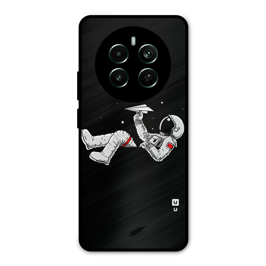 Astronaut Aeroplane Metal Back Case for Realme 12 Pro Plus