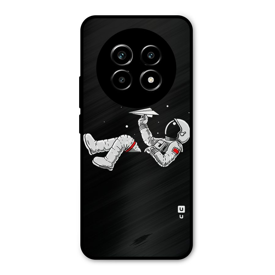 Astronaut Aeroplane Metal Back Case for Realme 13 Pro