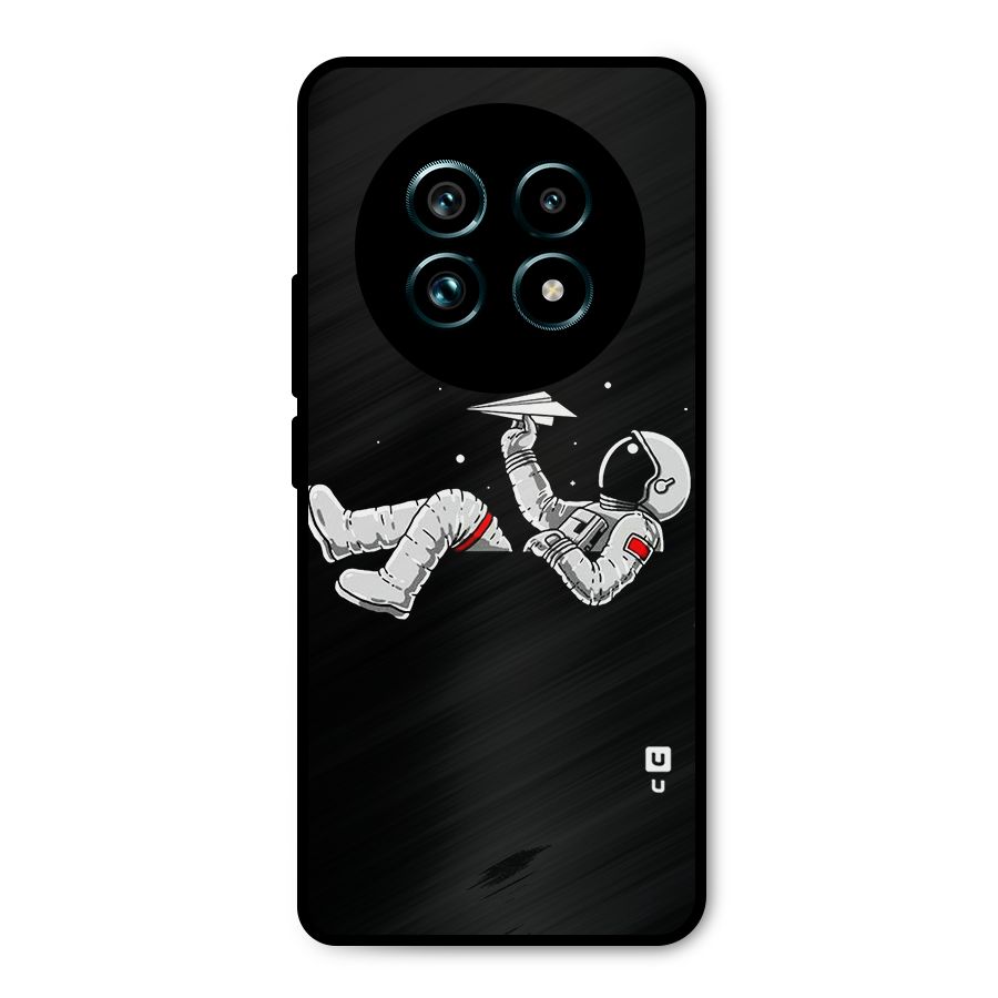 Astronaut Aeroplane Metal Back Case for Realme 13 Pro Plus