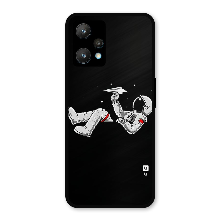 Astronaut Aeroplane Metal Back Case for Realme 9 Pro Plus 5G