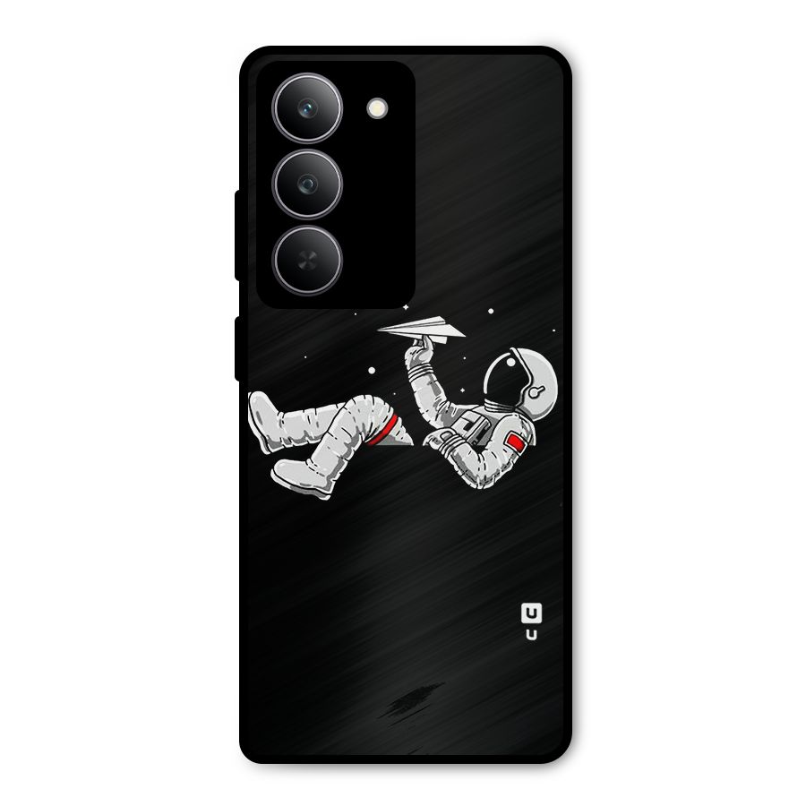Astronaut Aeroplane Metal Back Case for Realme P3x