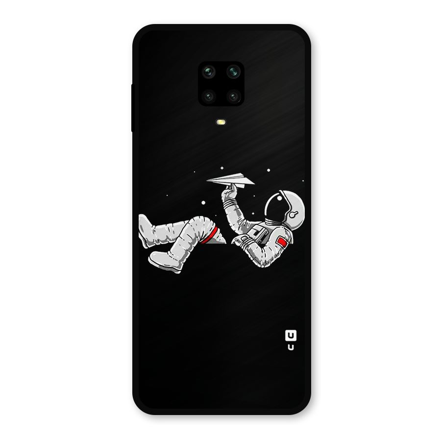 Astronaut Aeroplane Metal Back Case for Redmi Note 9 Pro Max