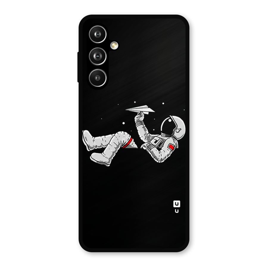 Astronaut Aeroplane Metal Back Case for Samsung Galaxy M54