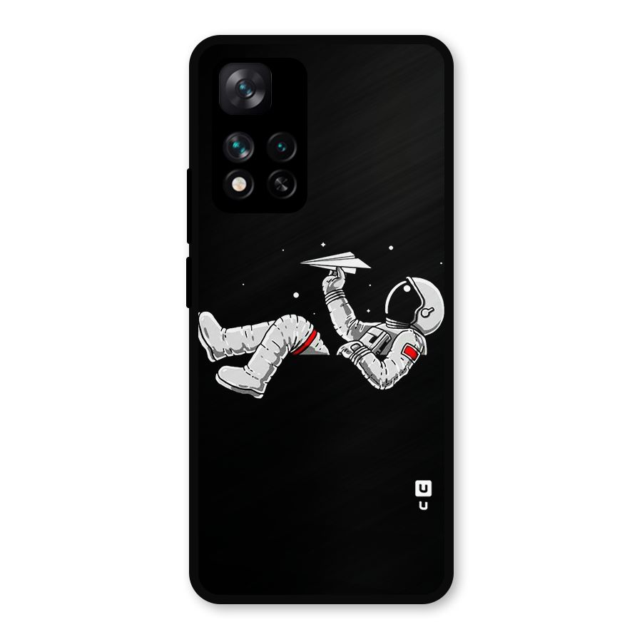 Astronaut Aeroplane Metal Back Case for Xiaomi 11i Hypercharge 5G