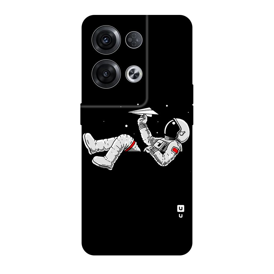 Astronaut Aeroplane Original Polycarbonate Back Case for Oppo Reno8 Pro 5G