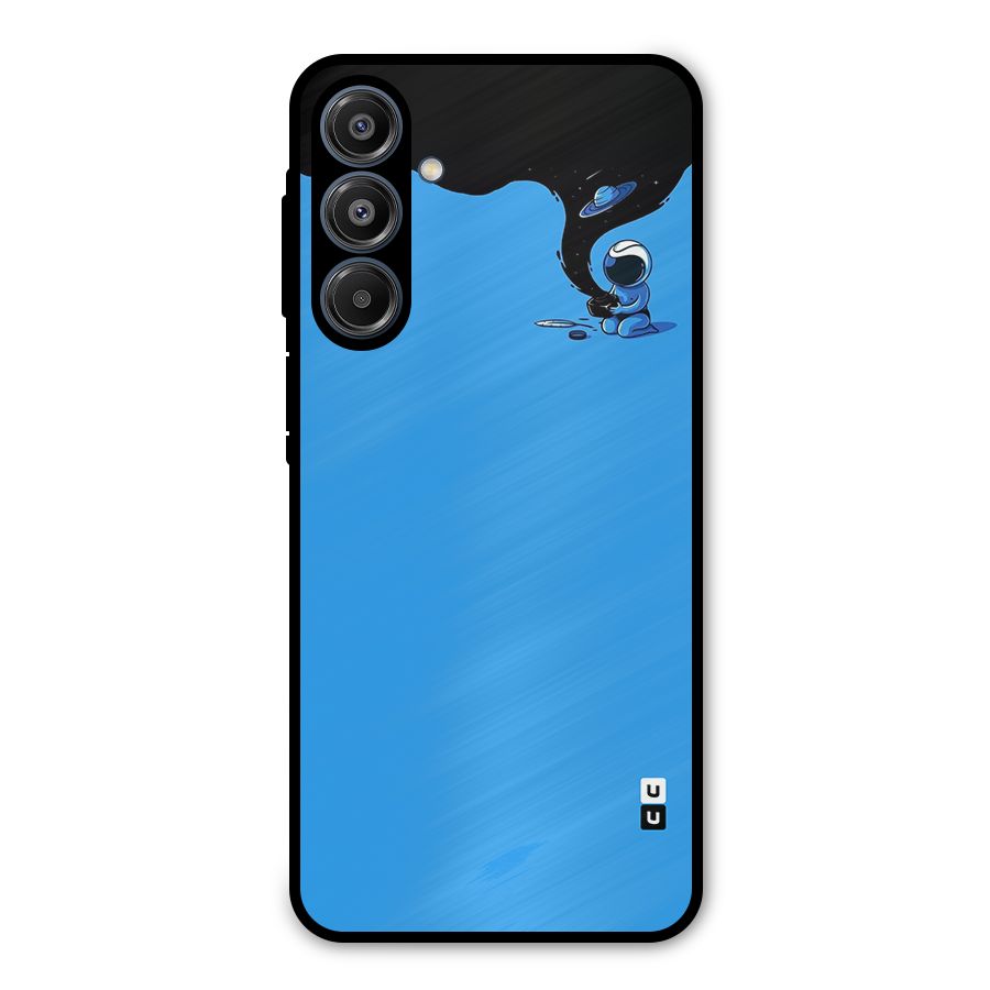 Astronaut Creativity Paint Sky Metal Back Case for Galaxy A16 5G