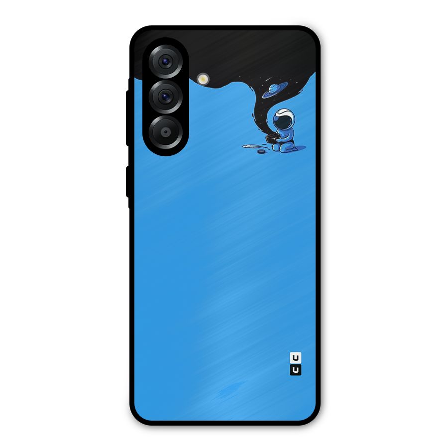 Astronaut Creativity Paint Sky Metal Back Case for Galaxy A56