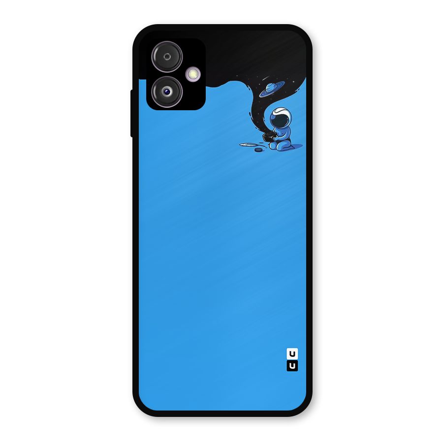 Astronaut Creativity Paint Sky Metal Back Case for Galaxy F14