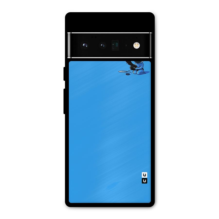 Astronaut Creativity Paint Sky Metal Back Case for Google Pixel 6 Pro