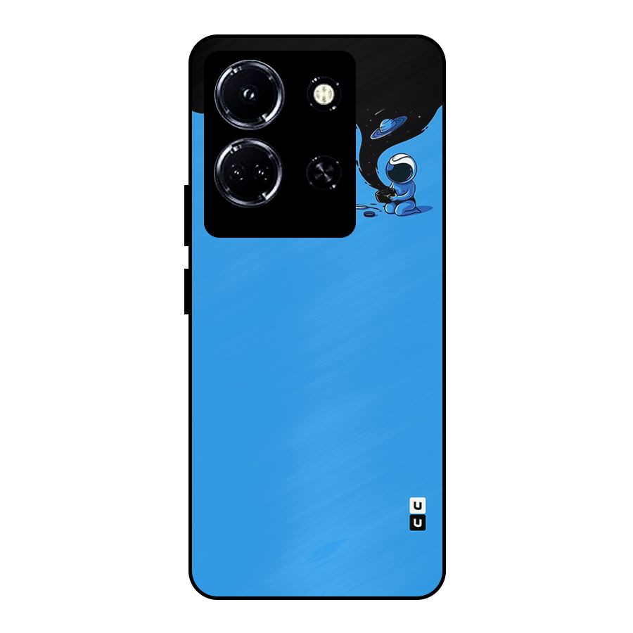 Astronaut Creativity Paint Sky Metal Back Case for Infinix Note 30 5G