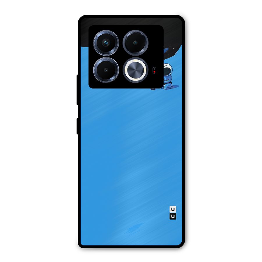 Astronaut Creativity Paint Sky Metal Back Case for Infinix Note 40 5G