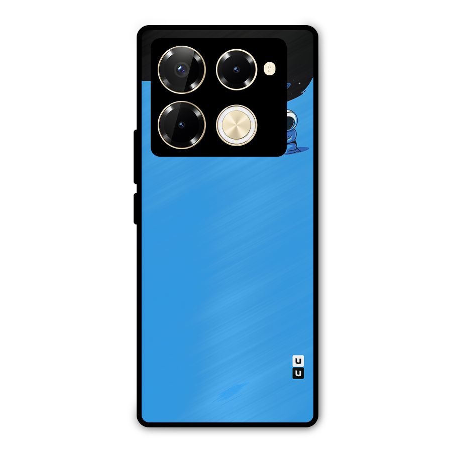 Astronaut Creativity Paint Sky Metal Back Case for Infinix Note 40 Pro
