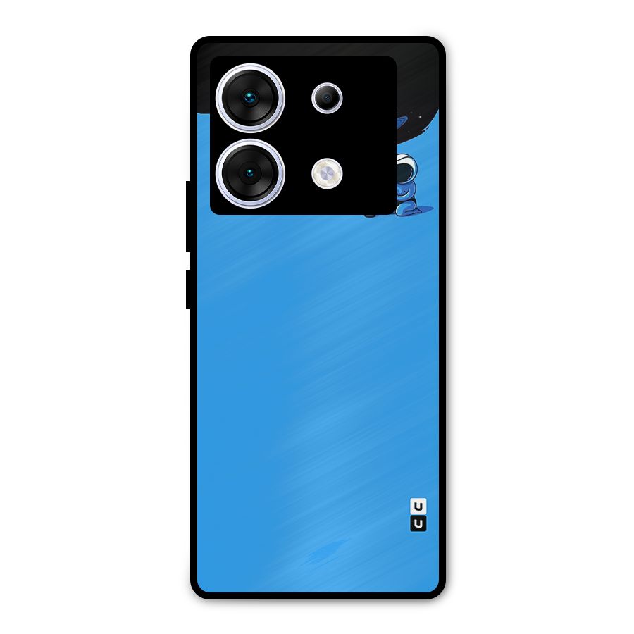 Astronaut Creativity Paint Sky Metal Back Case for Infinix Zero 30 5G