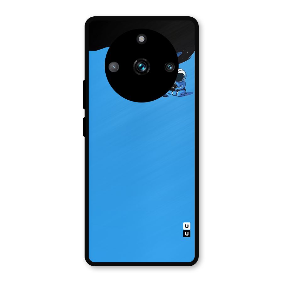 Astronaut Creativity Paint Sky Metal Back Case for Realme 11 Pro Plus