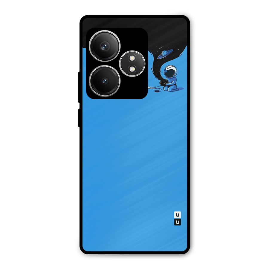 Astronaut Creativity Paint Sky Metal Back Case for Realme GT 6T