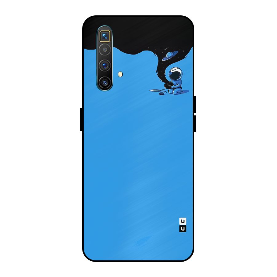 Astronaut Creativity Paint Sky Metal Back Case for Realme X3 SuperZoom