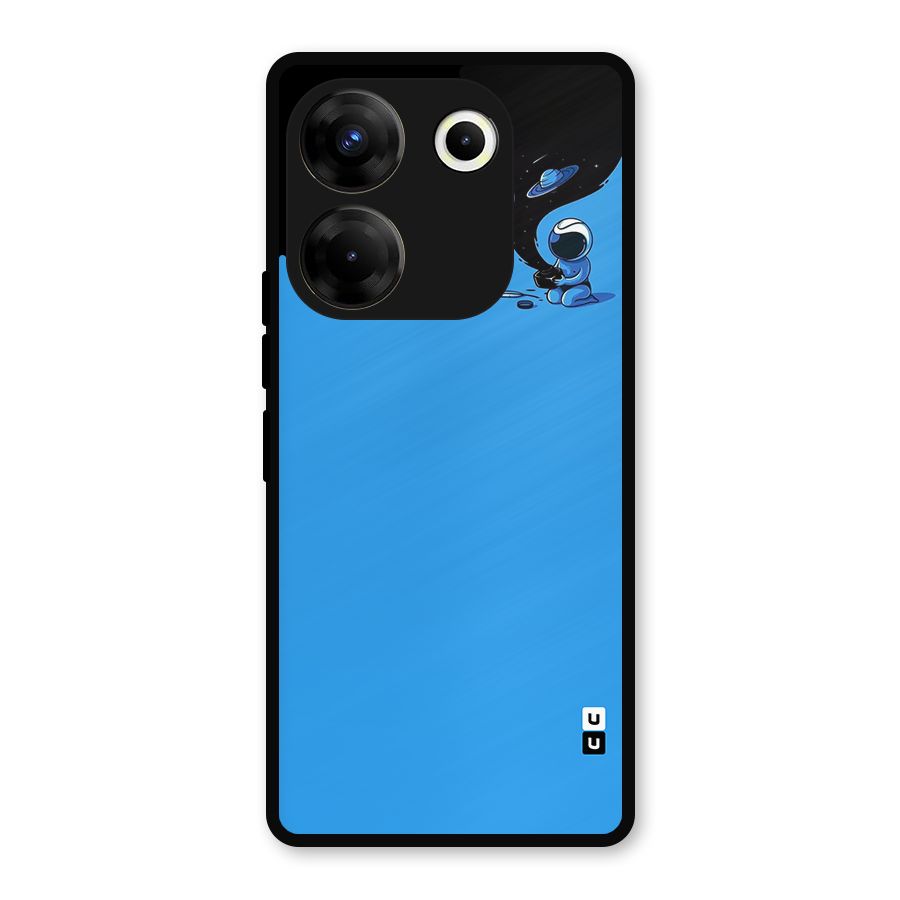 Astronaut Creativity Paint Sky Metal Back Case for Tecno Camon 20 Pro