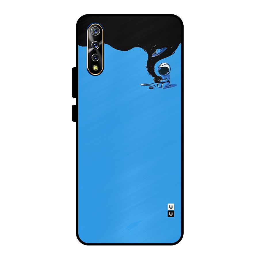 Astronaut Creativity Paint Sky Metal Back Case for Vivo S1