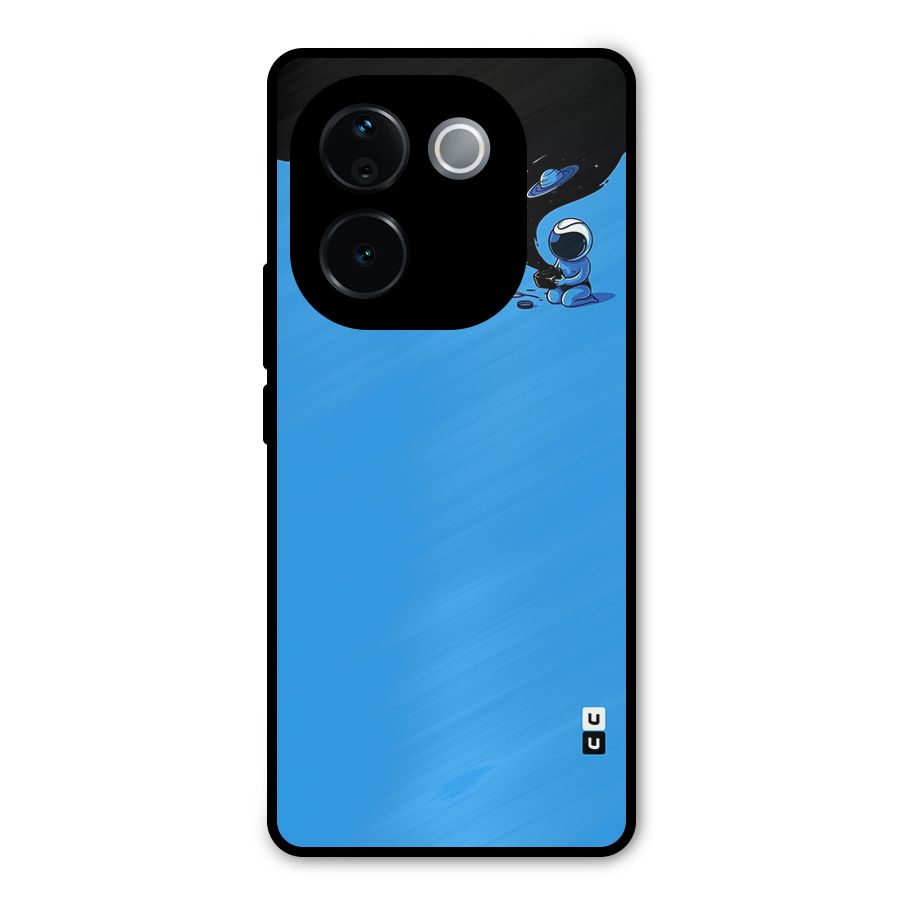 Astronaut Creativity Paint Sky Metal Back Case for Vivo T3 Pro