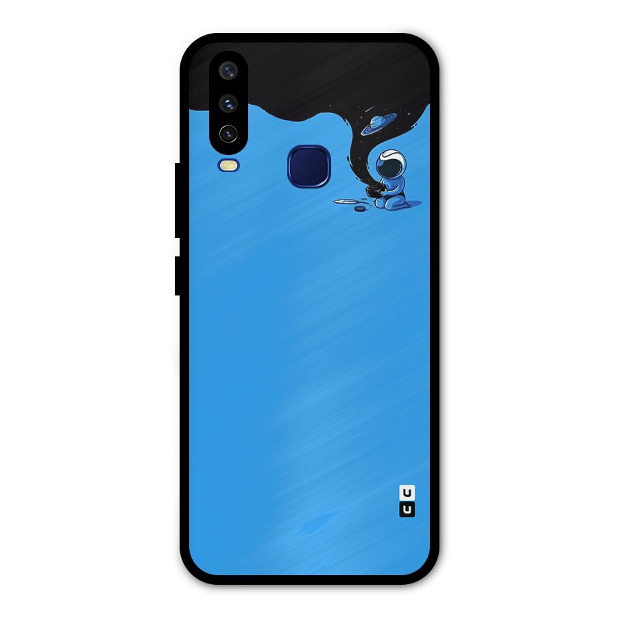 Astronaut Creativity Paint Sky Metal Back Case for Vivo V17