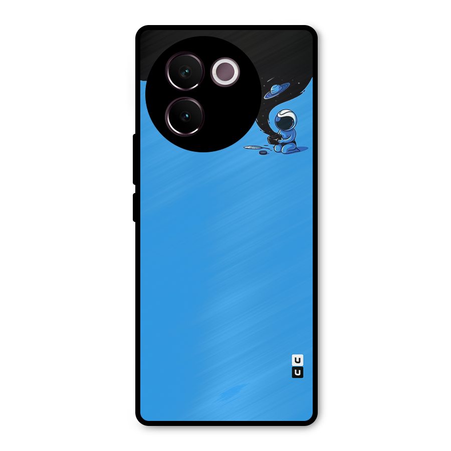 Astronaut Creativity Paint Sky Metal Back Case for Vivo V30e