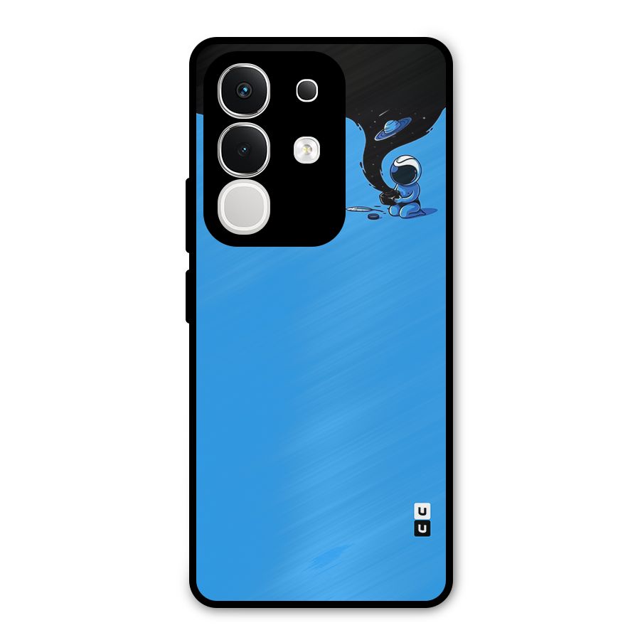 Astronaut Creativity Paint Sky Metal Back Case for iQOO Z10x