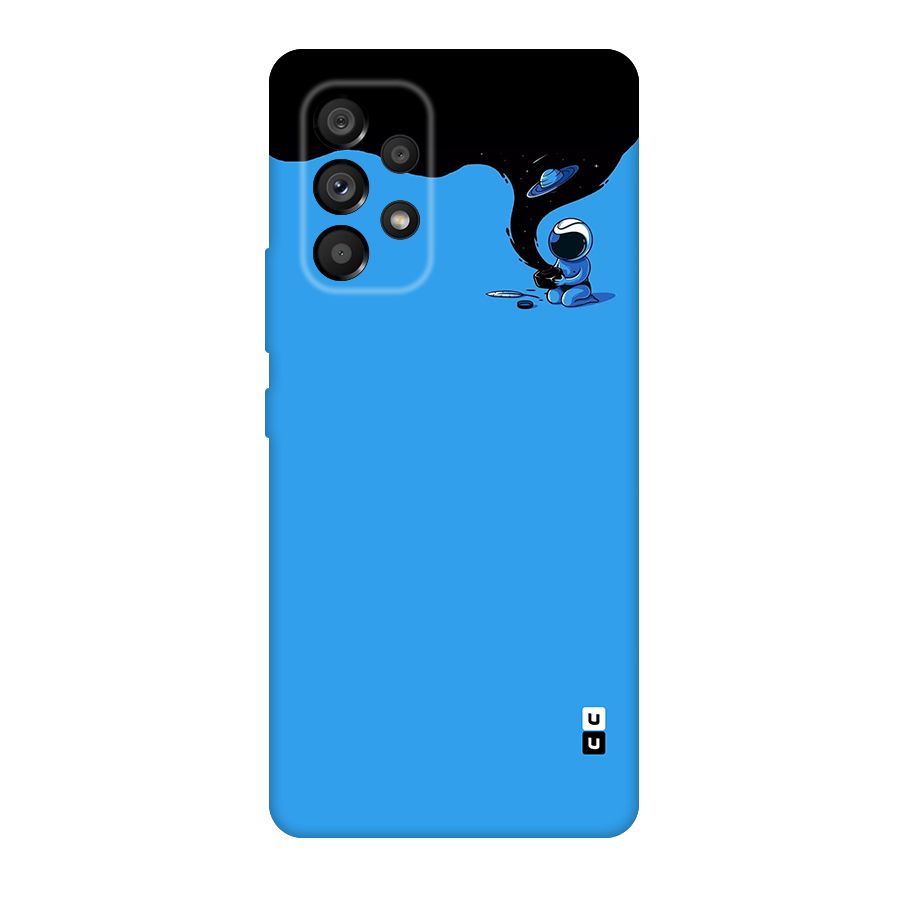 Astronaut Creativity Paint Sky Original Polycarbonate Back Case for Galaxy A53 5G