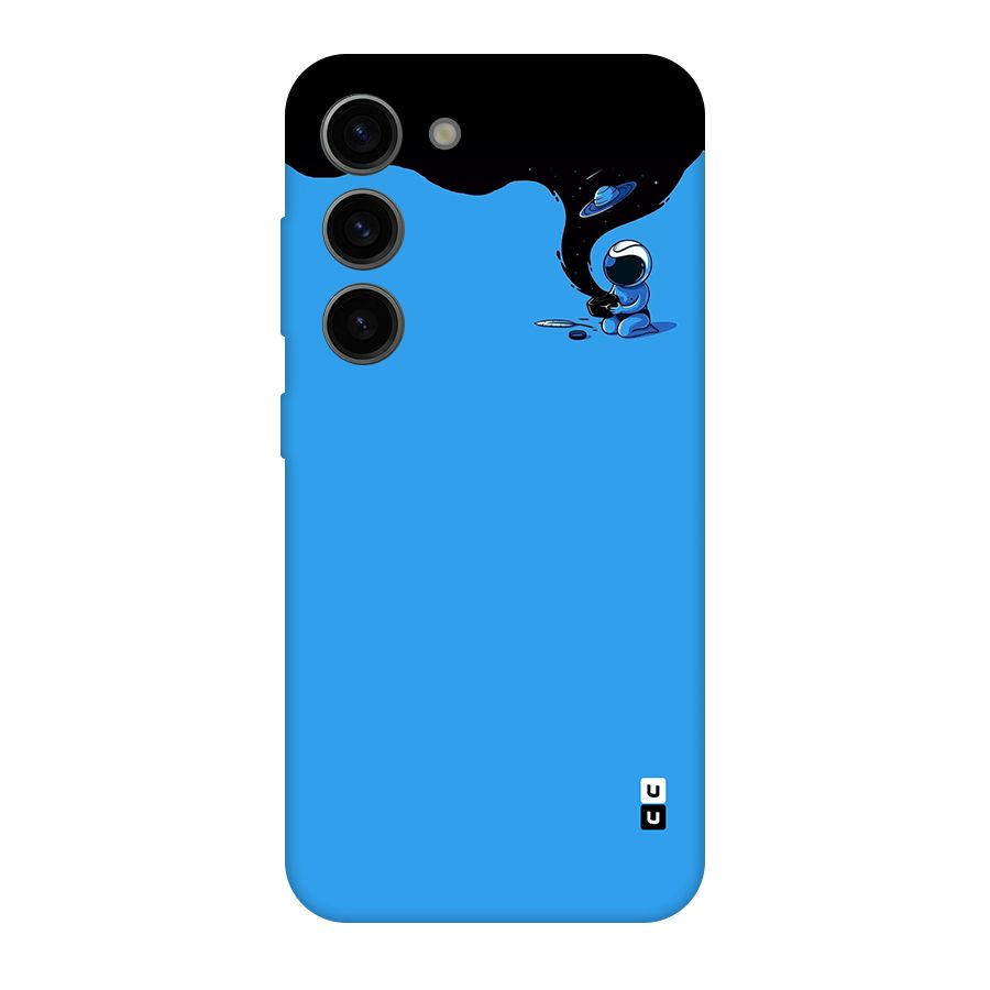 Astronaut Creativity Paint Sky Original Polycarbonate Back Case for Galaxy S23