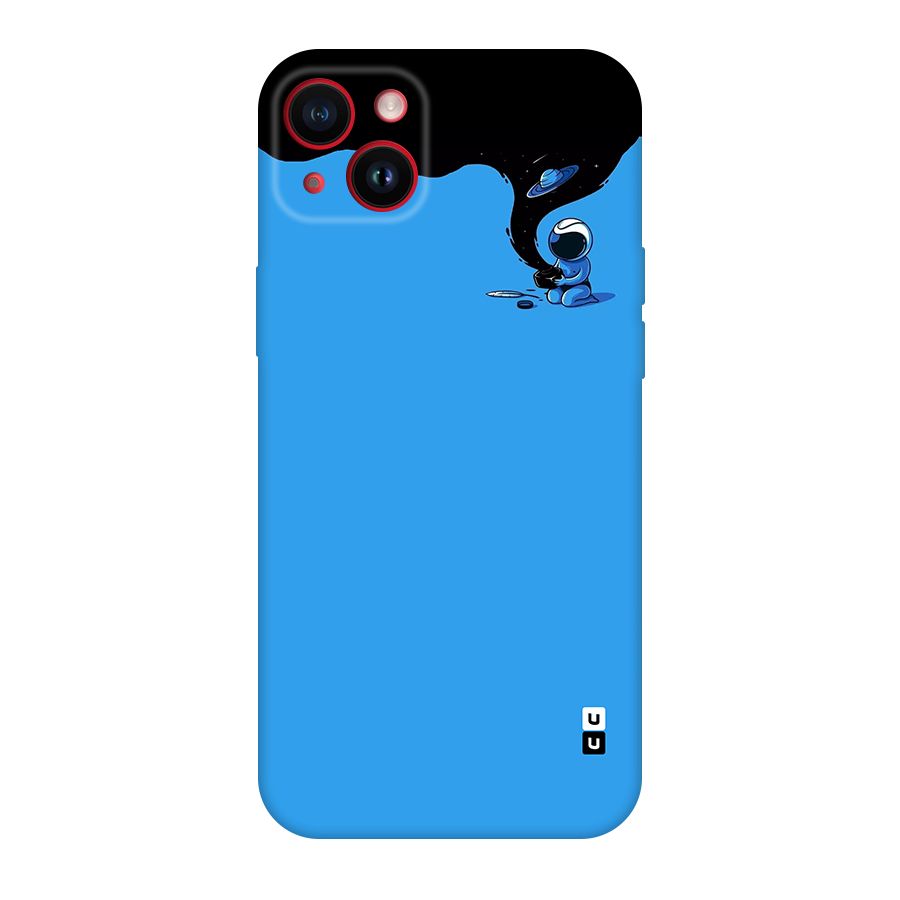 Astronaut Creativity Paint Sky Original Polycarbonate Back Case for iPhone 14 Plus