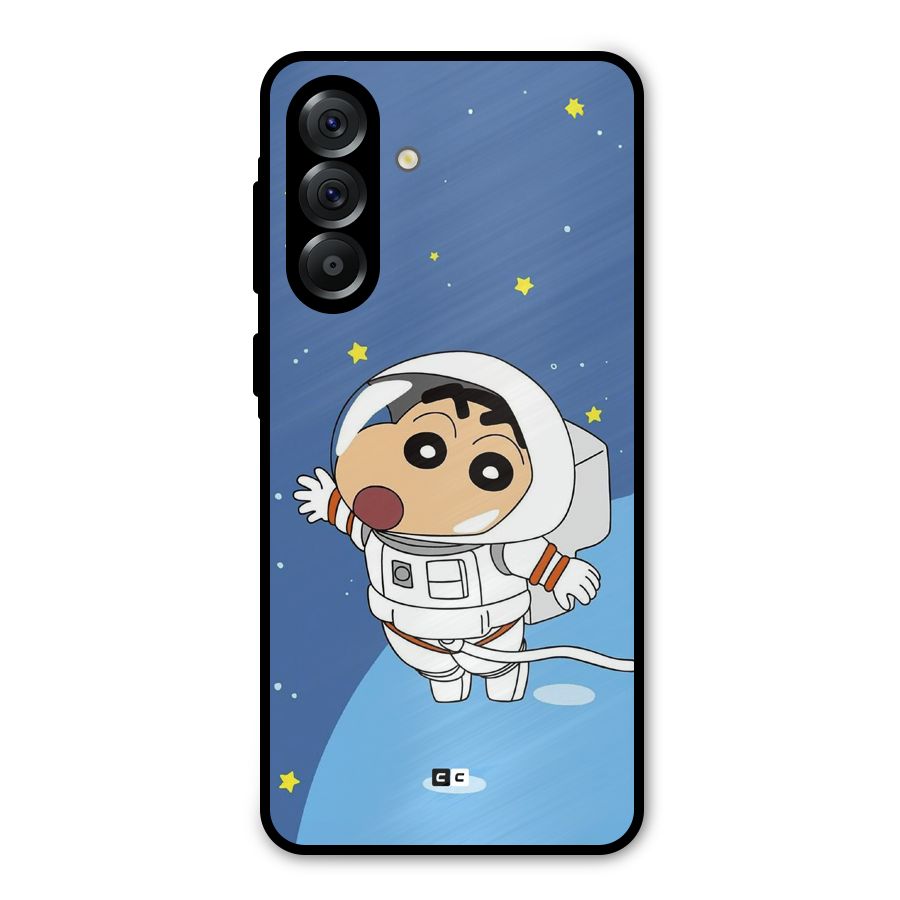 Astronaut Shinchan Metal Back Case for Galaxy A56