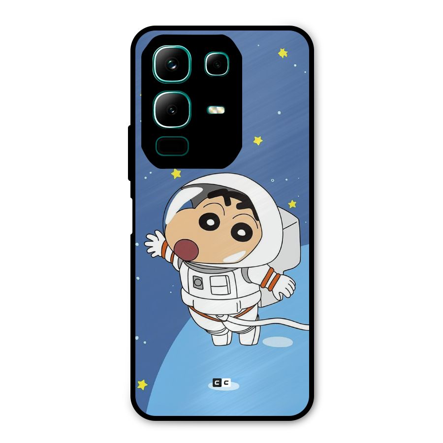 Astronaut Shinchan Metal Back Case for Infinix Note 50x