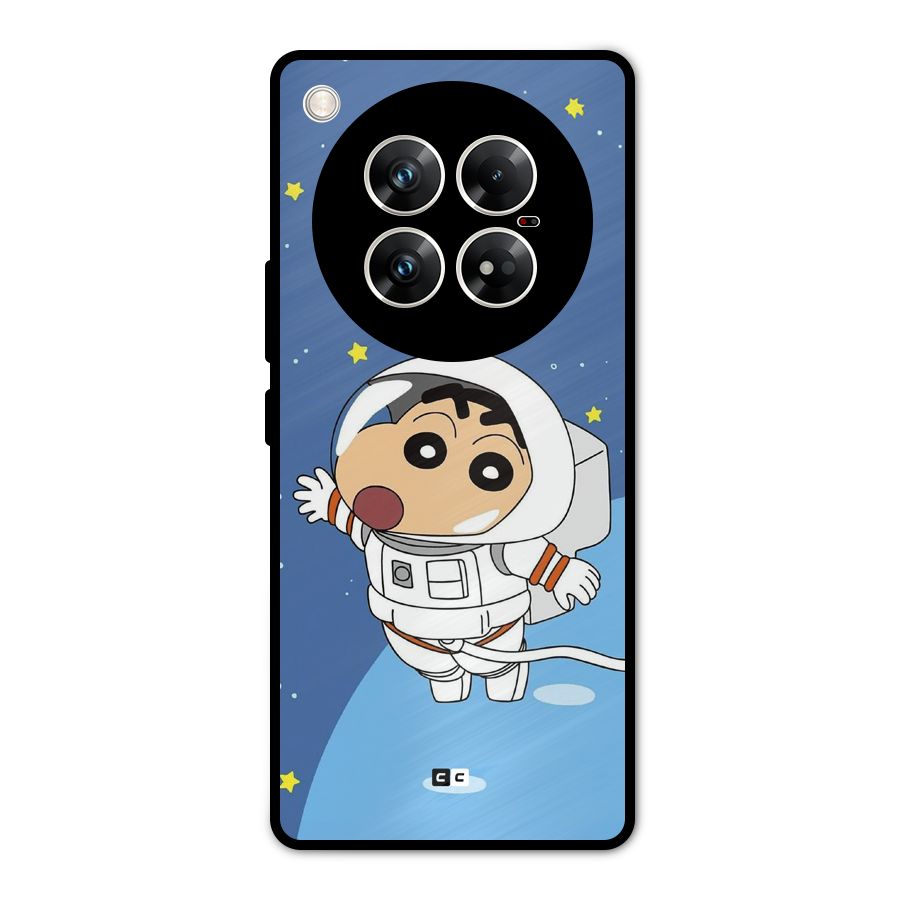 Astronaut Shinchan Metal Back Case for Infinix Zero 40 5G