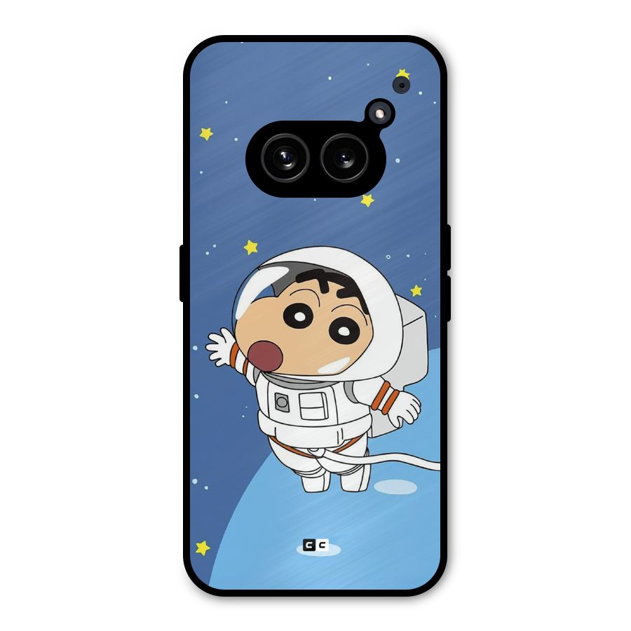 Astronaut Shinchan Metal Back Case for Nothing Phone 2a