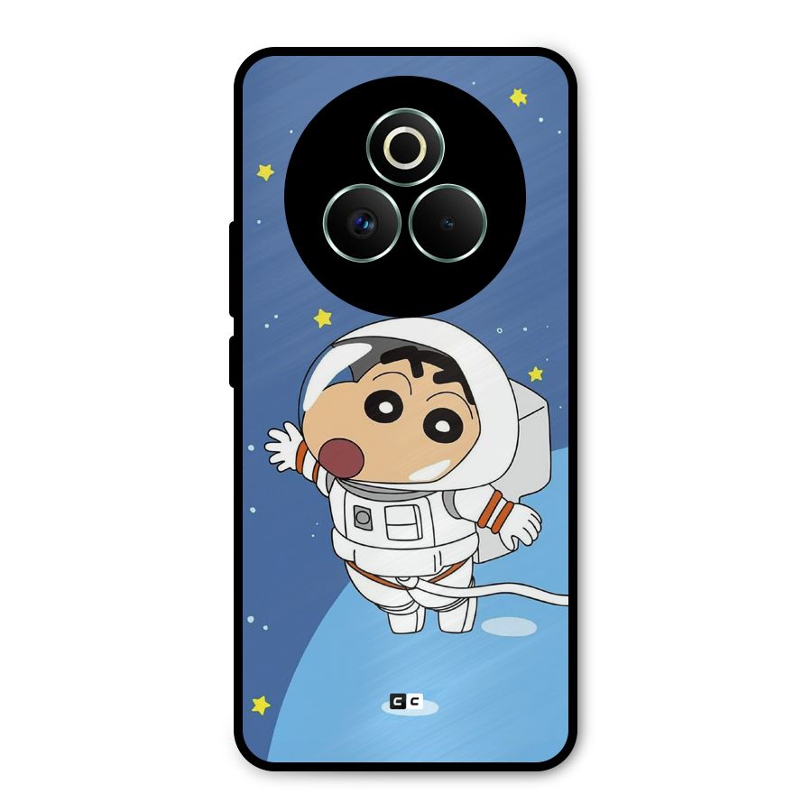 Astronaut Shinchan Metal Back Case for Realme P3 Pro