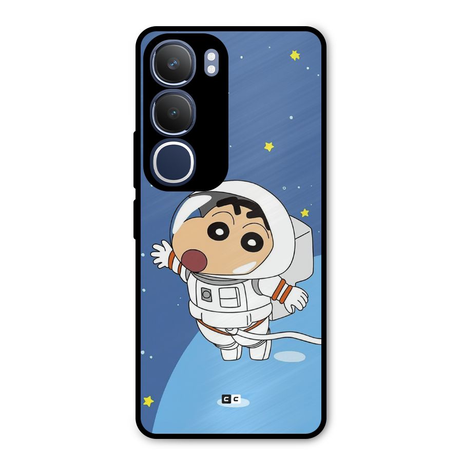 Astronaut Shinchan Metal Back Case for Vivo Y29