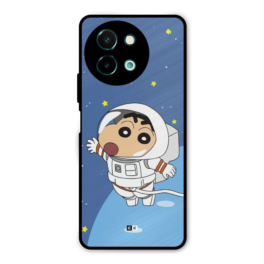 Astronaut Shinchan Metal Back Case for Vivo Y58