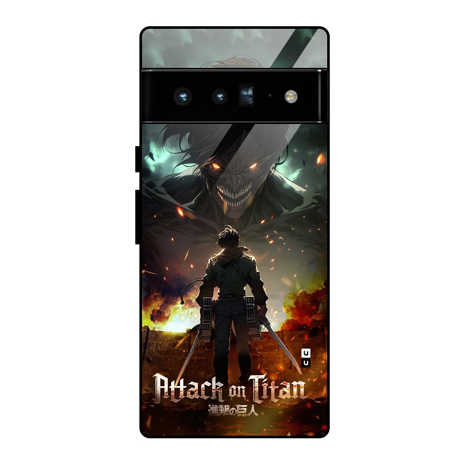 Atack On Titan Glass Back Case for Google Pixel 6 Pro