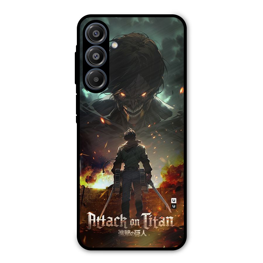 Atack On Titan Metal Back Case for Galaxy A16 5G